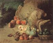 Jean Baptiste Oudry Still Life with Fruit Sweden oil painting reproduction